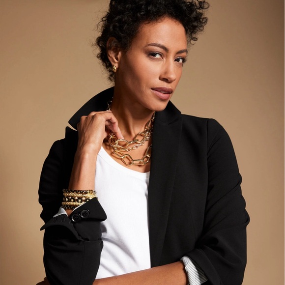 Talbot’s Easy Travel Blazer, 20 plus Indigo Blue EUC - Picture 7 of 8